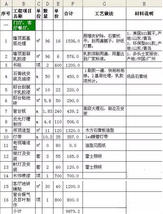 廈門裝修半包多少錢一平_廈門裝修報價表_廈門裝修半包價格表